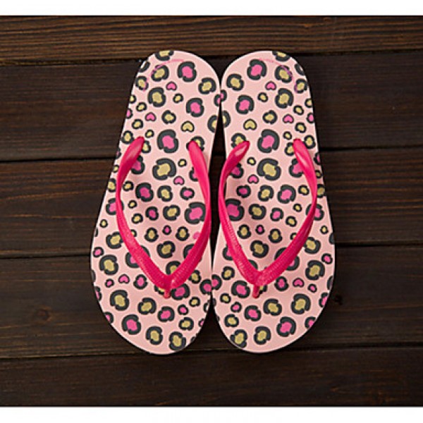 Women's Summer Slippers / Open Toe Synthetic Outdoor / Casual Flat Heel Pink