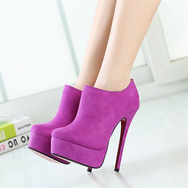 Women's Shoes 16CM Heel Height Sexy Round Toe Stiletto Heel Pumps Party Shoes More Colors available
