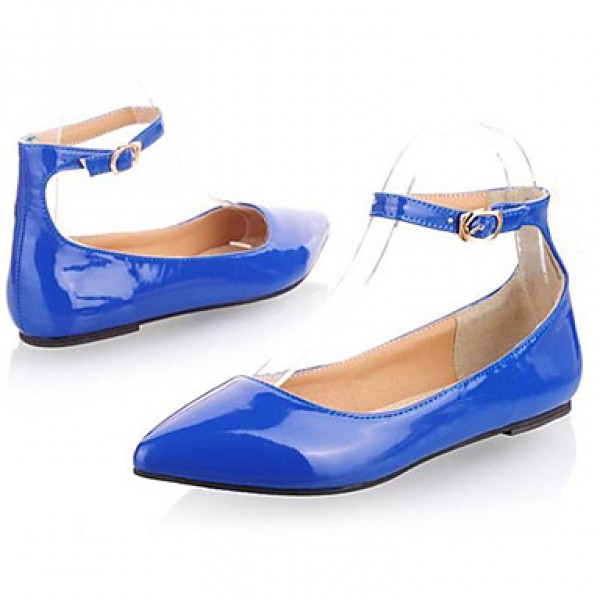 Women's Spring / Summer / Fall Ballerina / Mary Jane Patent Leather Casual Flat Heel Black / Blue / Yellow / Green / Red